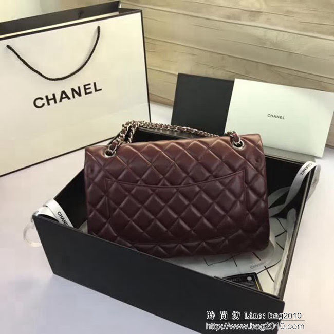 香奈兒CHANEL 升級版A1113全新經典小羊皮金銀鏈條單肩斜挎包 DSC1767